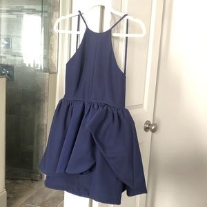Cameo Navy cocktail dress. Hot and SO 90s